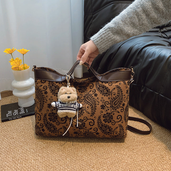 Damen modische Umhängetasche mit floralem Muster Nord Taschen