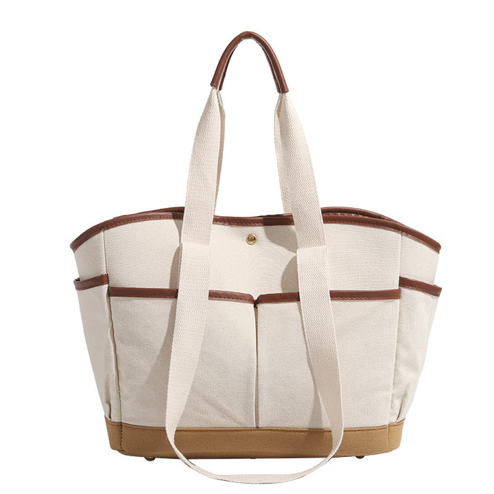 Damen Tragetasche mit robustem Faltendesign und hochwertigen Lederakzenten Nord Taschen
