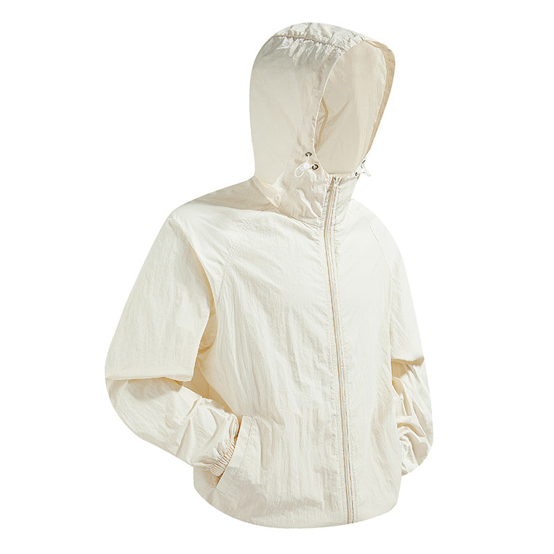Unisex Leichte packbare Kapuzen‑Windjacke mit wasserabweisender Ripstop‑Hülle und verstellbarer Kapuze Nord Taschen