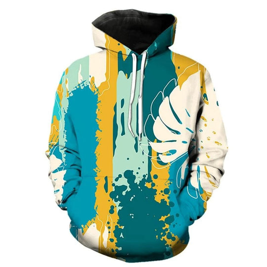 Damen Kreativer Kapuzenpullover mit abstraktem Design Nord Taschen