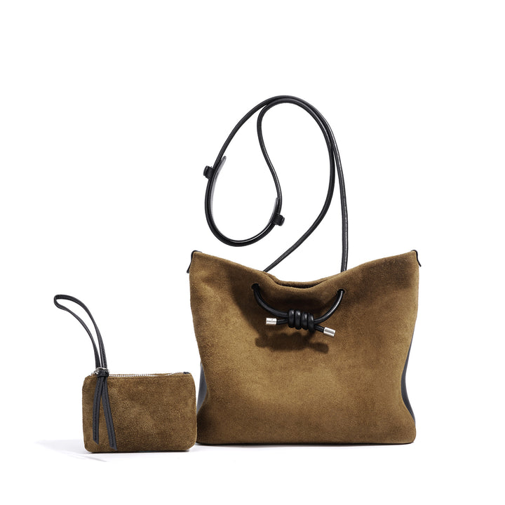 Damen elegante Tragetasche mit abnehmbarem Beutel Nord Taschen