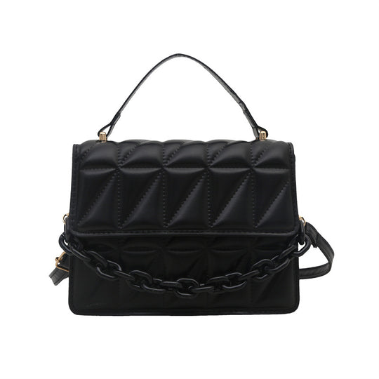 Damen elegante Umhängetasche mit strukturiertem Design und luxuriösem Kettenverschluss Nord Taschen
