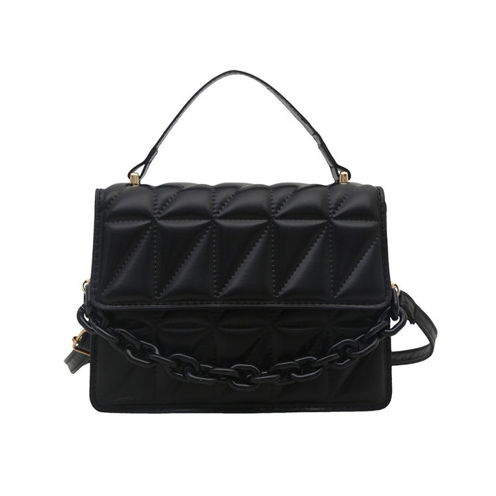 Damen elegante Umhängetasche mit strukturiertem Design und luxuriösem Kettenverschluss Nord Taschen