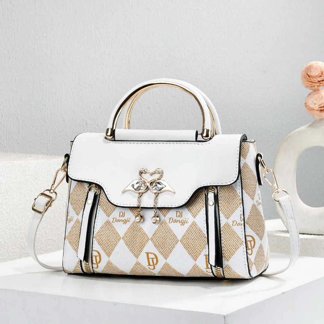 Damen modische Handtasche mit eleganter Struktur Nord Taschen