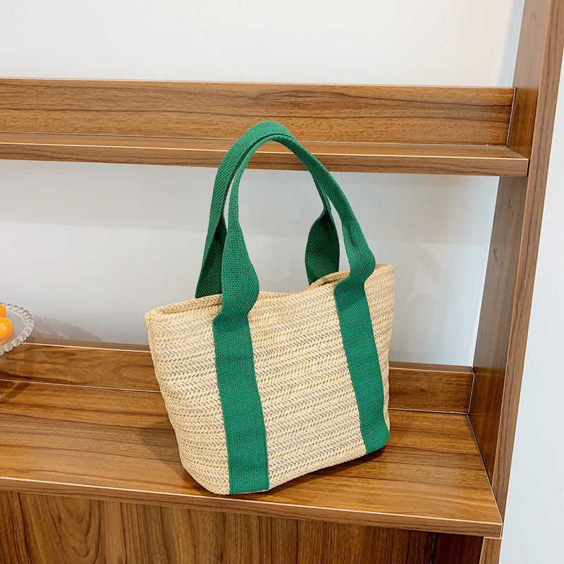 Damen Strandtasche mit geflochtenem Muster Nord Taschen