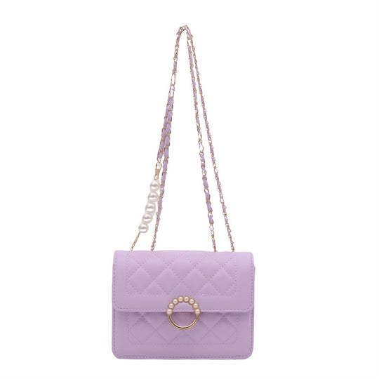 Damen elegante Umhängetasche mit strukturiertem Obermaterial und goldener Verzierung Nord Taschen