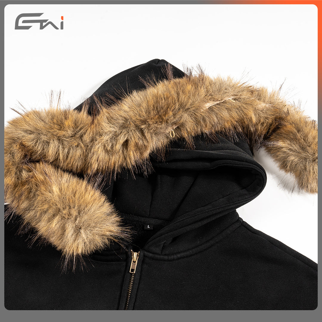 Herren Kapuzenjacke Nord Taschen
