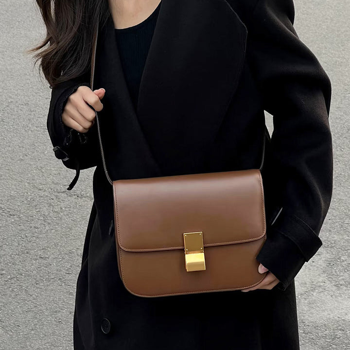 Damen Designer Crossbody Tasche mit stilvollem Klappverschluss Nord Taschen
