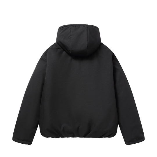Unisex Kurzboxy Wetterschutz‑Pufferjacke mit Kapuze und versiegelten Reißverschlüssen Nord Taschen
