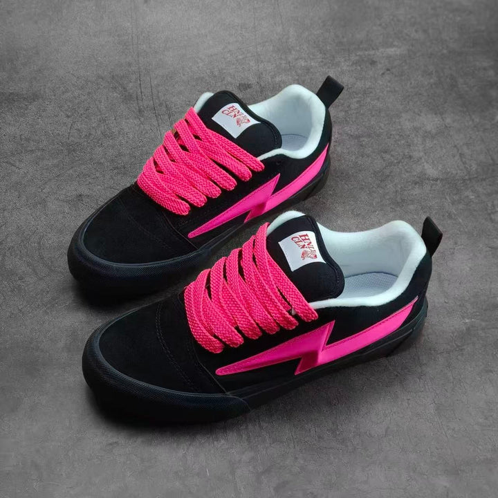 Damen Sportliche Sneaker im dynamischen Blitzdesign
