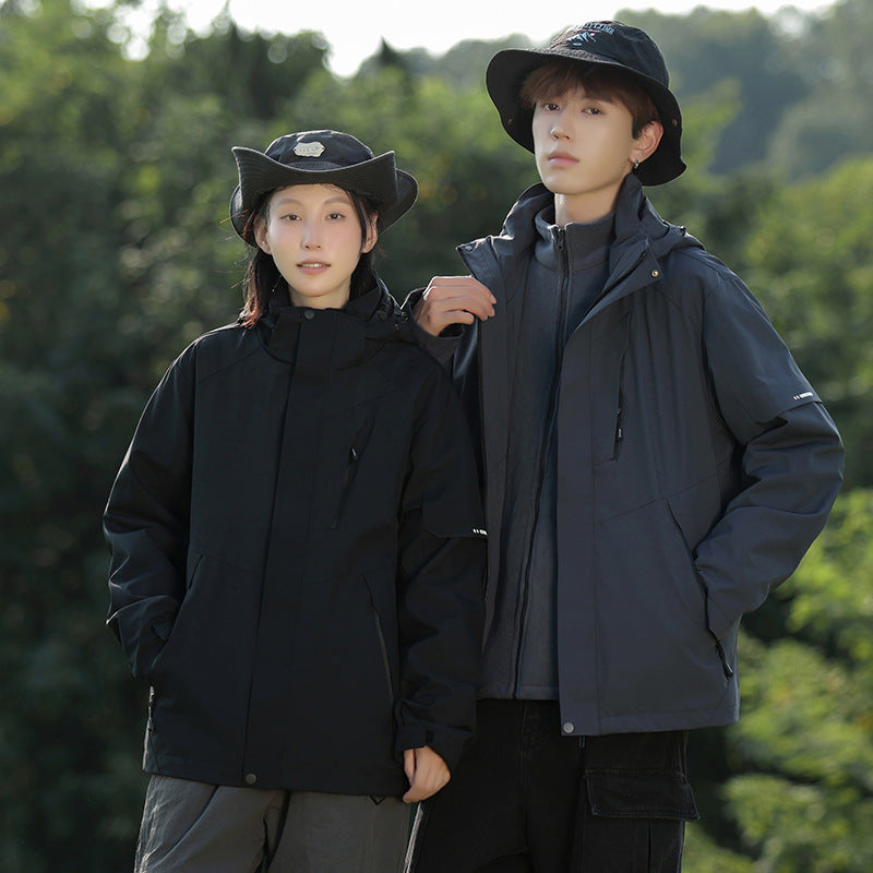Damen Trekking-Softshell-Parka mit zweilagiger Membran, verschweißten Nähten und verstellbarer Kapuze Nord Taschen