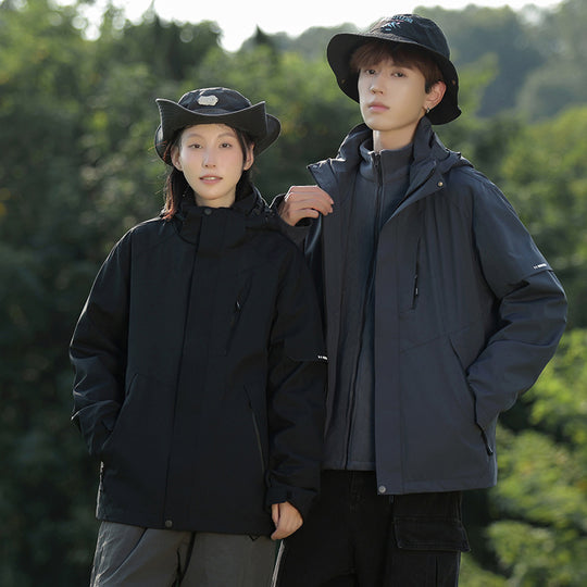 Damen Trekking-Softshell-Parka mit zweilagiger Membran, verschweißten Nähten und verstellbarer Kapuze Nord Taschen