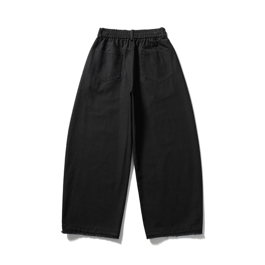 Damen Culotte-Hose im weiten Schnitt mit elastischem Bund und Kordelzug Nord Taschen