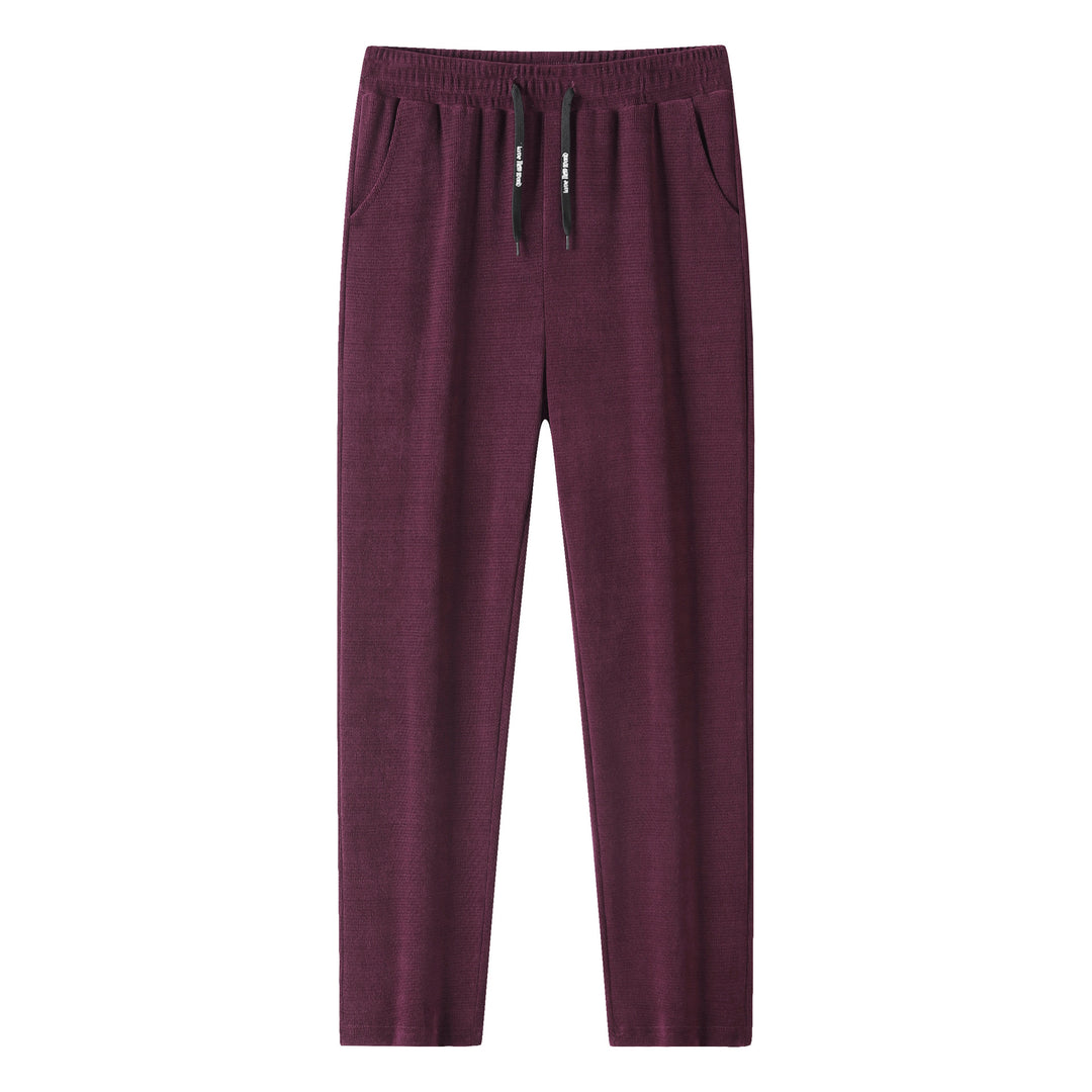 Herren Legere Strick-Jogginghose mit Kordelzug Nord Taschen
