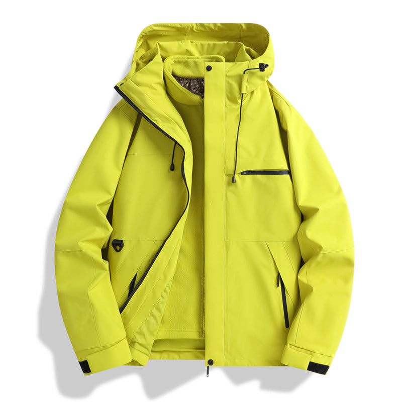 Herren Urban-Softshelljacke mit abgedichteten Nähten, verstellbarer Kapuze und minimalistischen Taschen Nord Taschen