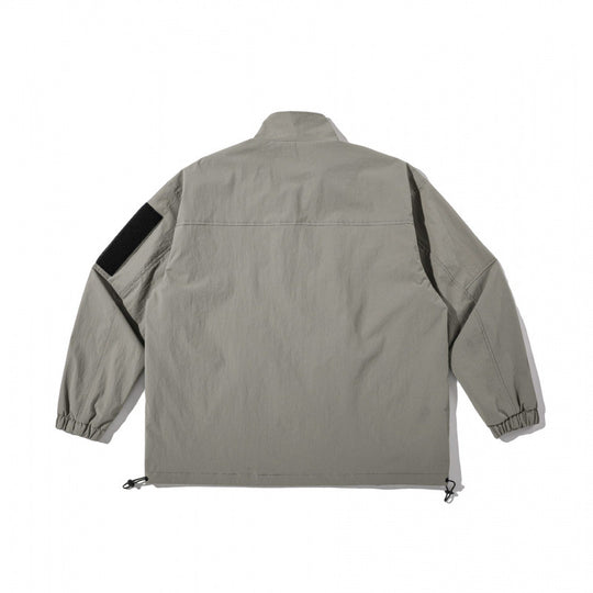 Unisex Leichte Technical-Utility Jacke mit Stehkragen, Reißverschlusstaschen und Kordelzugsaum Nord Taschen