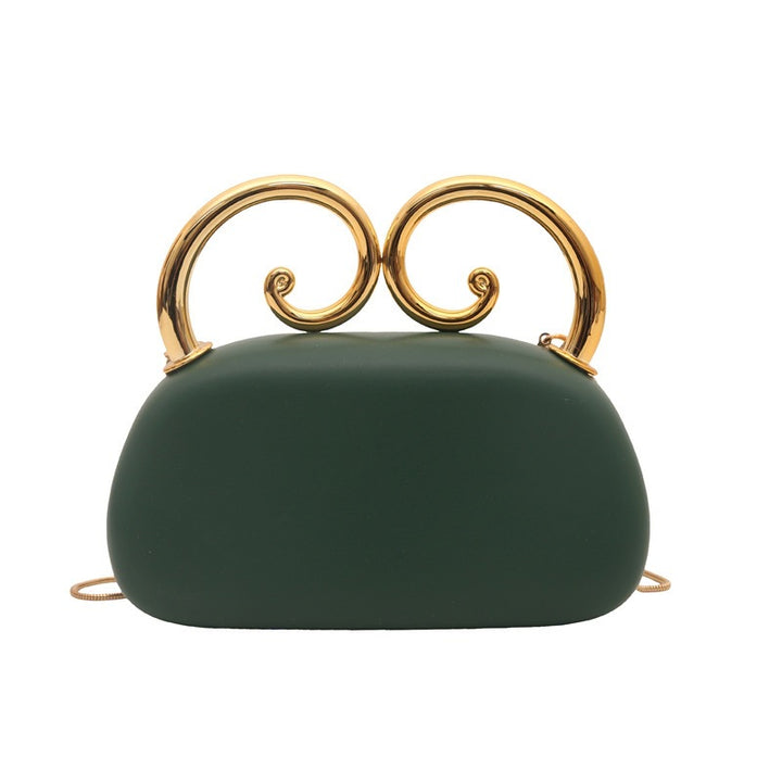 Damen originale Clutch mit elegantem spiralförmigen Verschluss Nord Taschen
