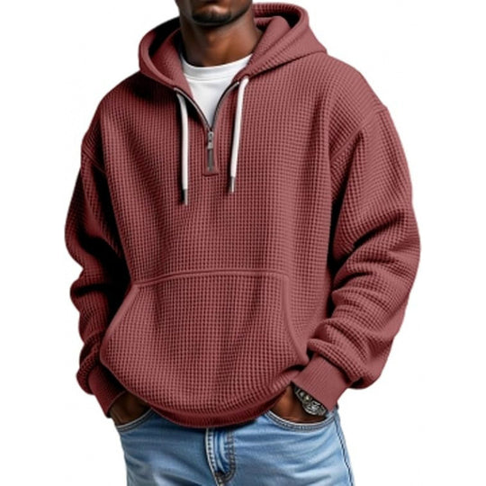 Herren Lässiger Kapuzensweater mit innovativer Struktur Nord Taschen