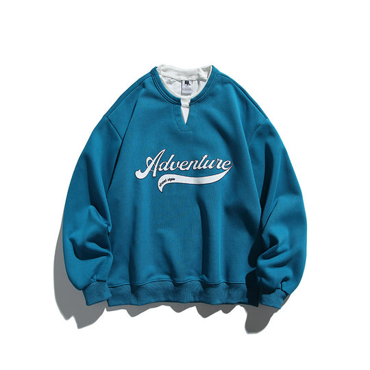 Unisex Oversize-Sweatshirt mit Lagenkragen, weichem Fleece und Statement-Print Nord Taschen