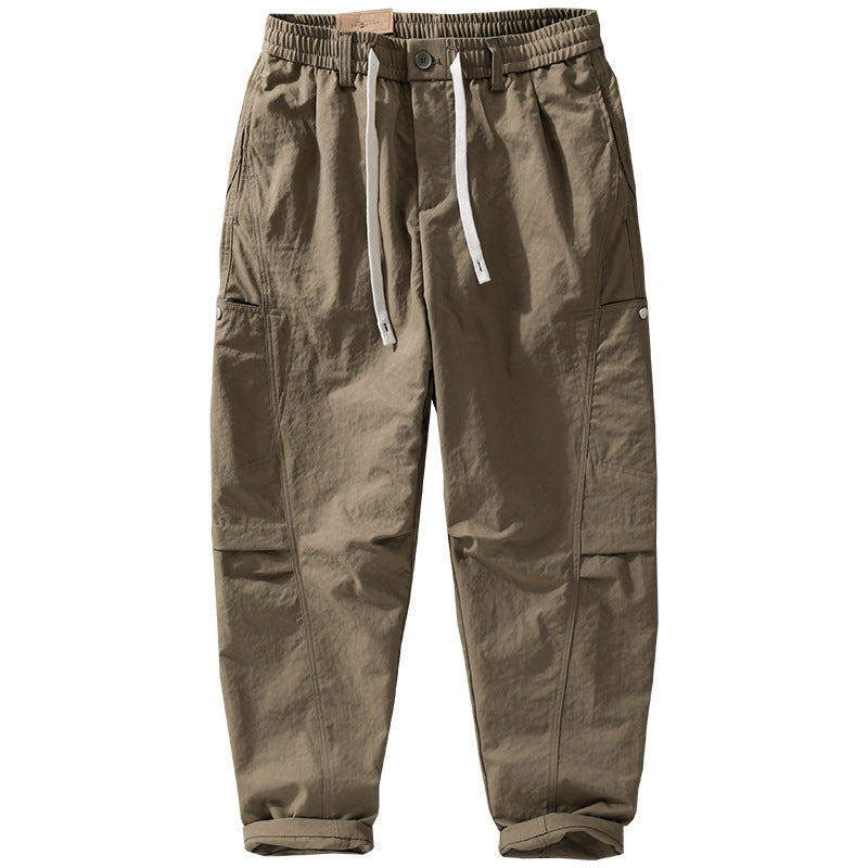 Herren Utility-Cargohose mit Kordelzugbund und seitlichen Pattentaschen Nord Taschen