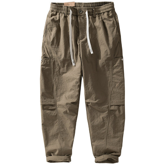 Herren Utility-Cargohose mit Kordelzugbund und seitlichen Pattentaschen Nord Taschen