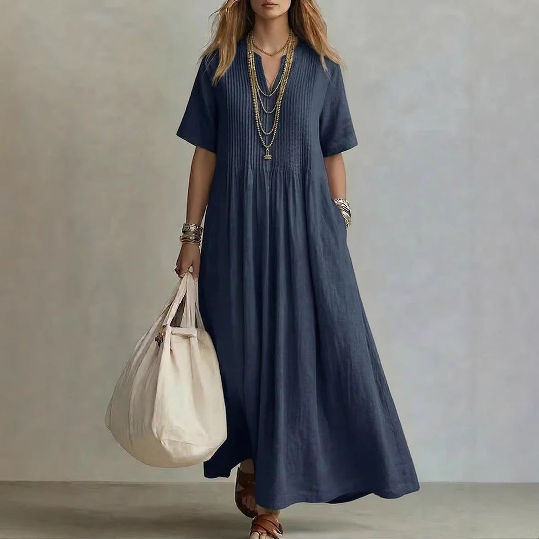 Damen Langes Sommerkleid Nord Taschen