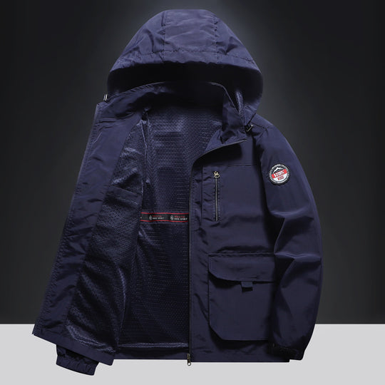 Herren Multifunktionale Übergangsjacke mit seitlichen Taschen Nord Taschen