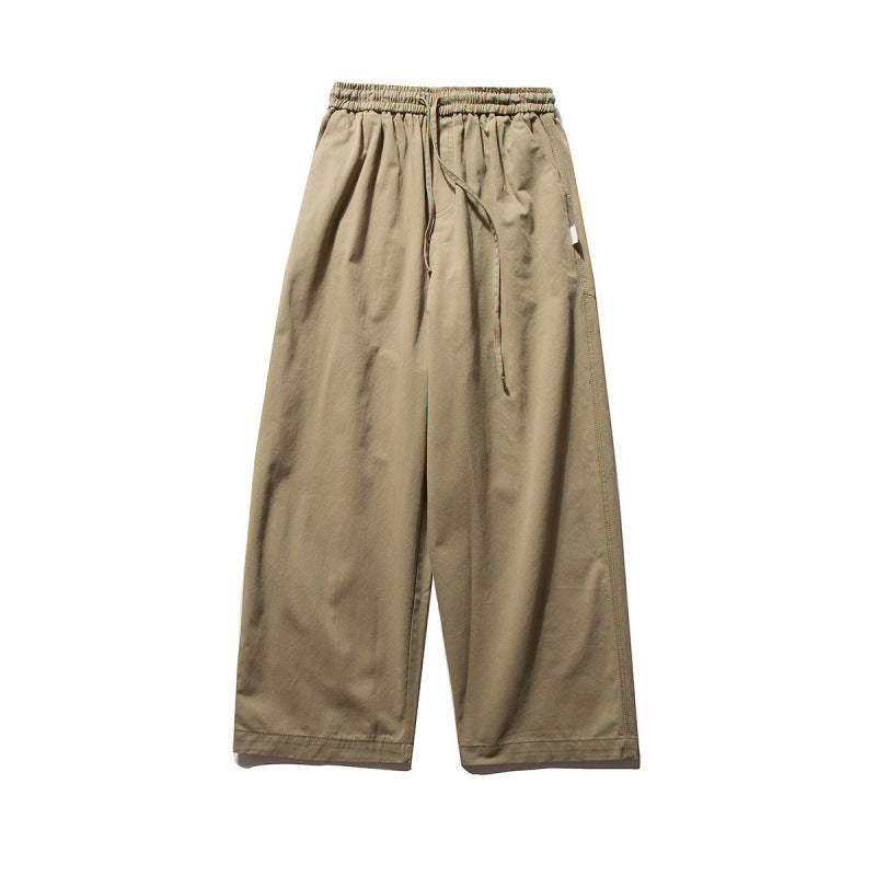 Unisex Weite Culotte-Hose mit elastischem Bund und Kordelzug Nord Taschen
