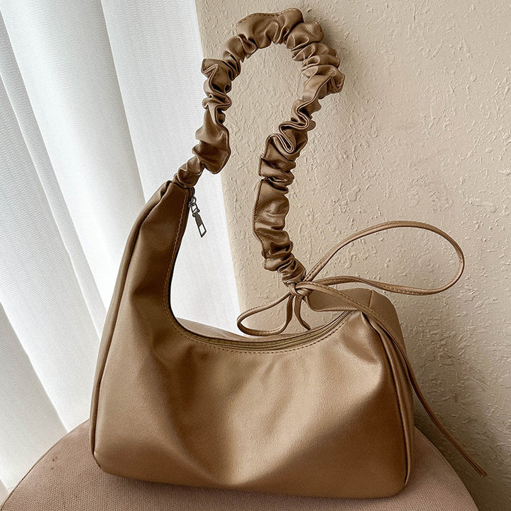 Damen Hobo-Tasche mit stilvollem geflochtenem Schultergurt und elegantem Knotenverschluss Nord Taschen
