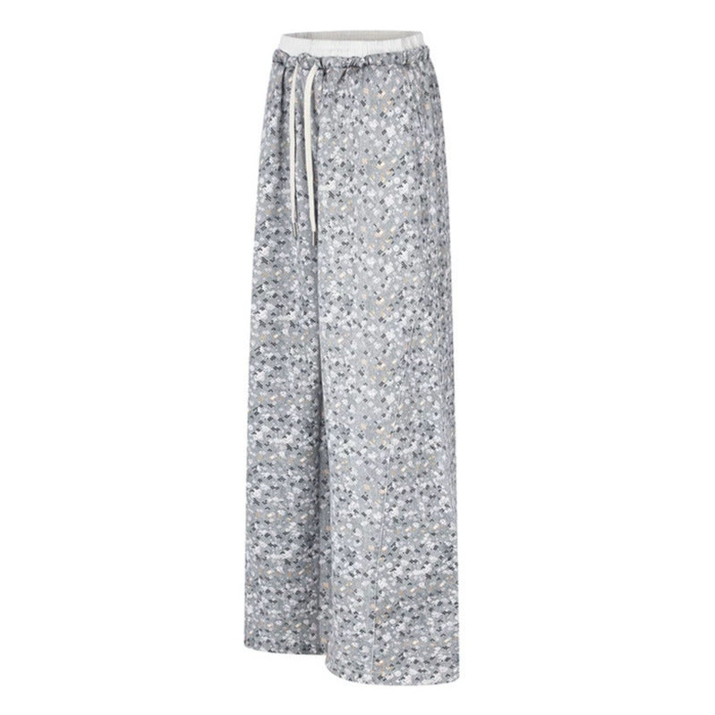 Damen Palazzo‑Glitzerhose mit elastischem Bund und Kordelzug Nord Taschen