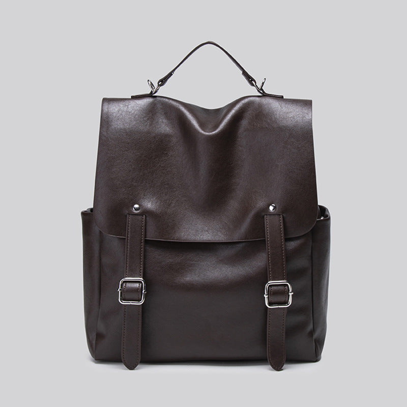 Damen Rucksack aus hochwertigem Kunstleder mit praktischem Überschlag Nord Taschen