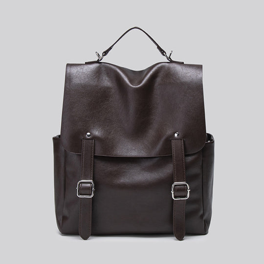Damen Rucksack aus hochwertigem Kunstleder mit praktischem Überschlag Nord Taschen