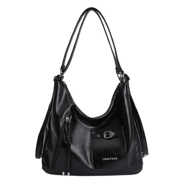 Damen Hobo-Tasche aus schmeichelndem Kunstleder mit praktischen Fächern Nord Taschen
