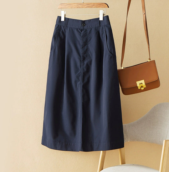 Damen Eleganter Midirock Nord Taschen