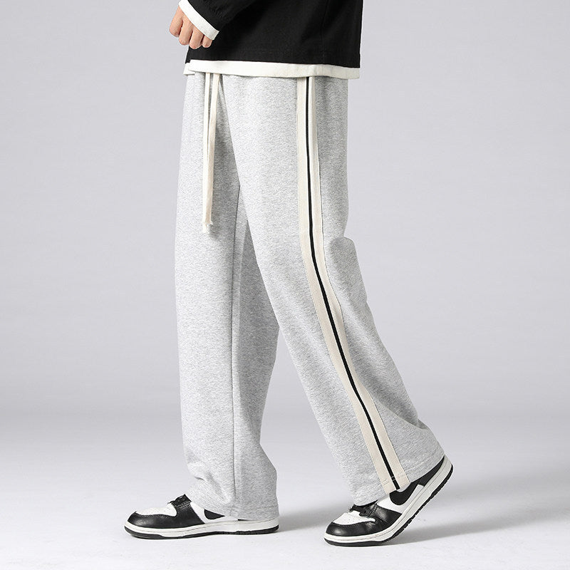 Herren Relaxed-Fit Lounge‑Hose mit markanten Seitenstreifen & verstellbarem Tunnelzug Nord Taschen
