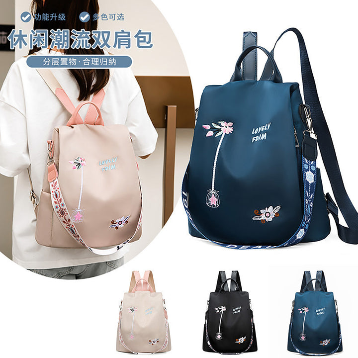 Damen modischer Rucksack mit verspielten Stickereien Nord Taschen