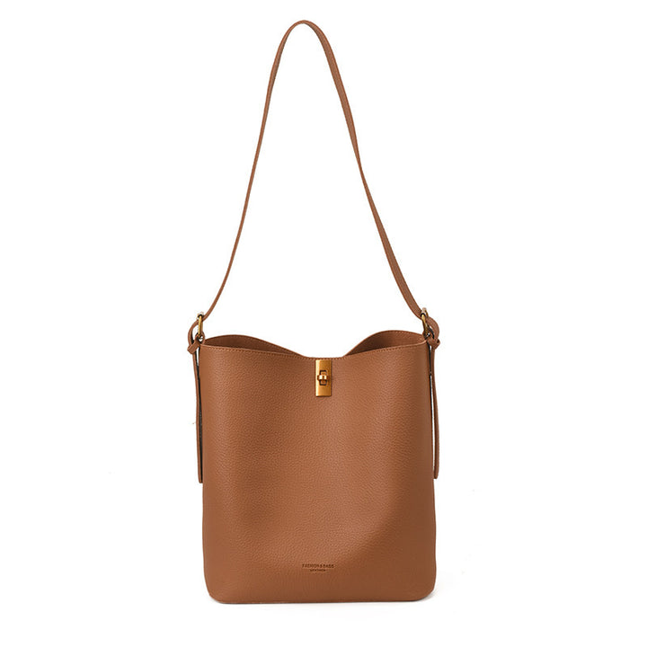 Damen elegante Tote Bag mit modernem Verschluss Nord Taschen