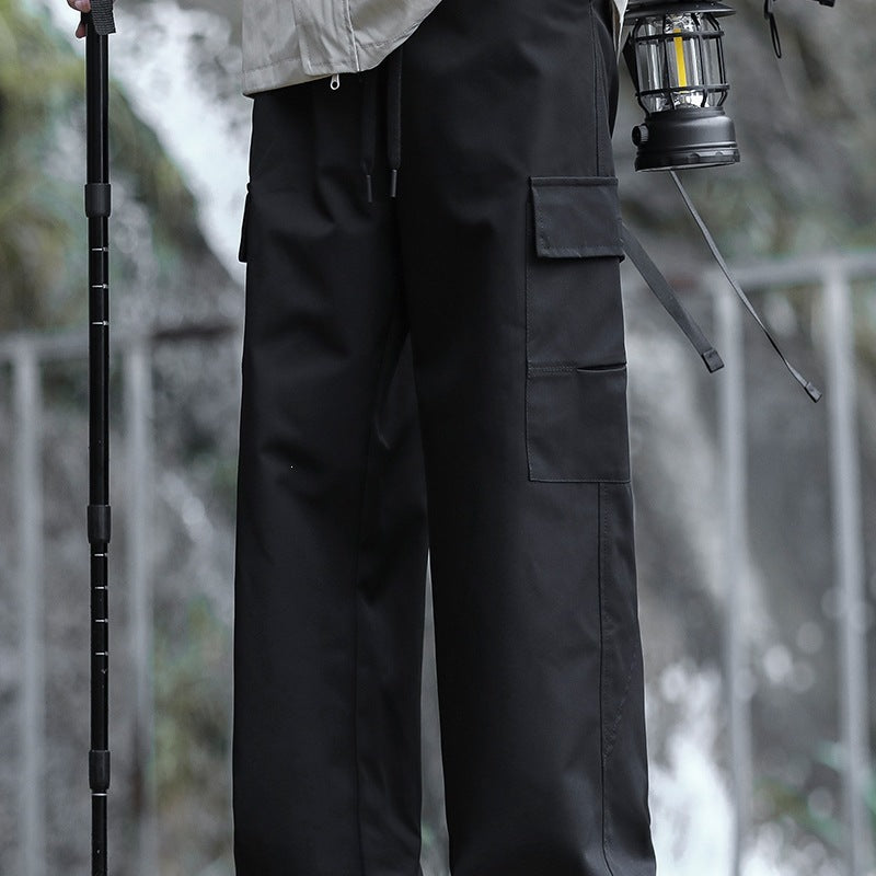 Herren Oversized Outdoor‑Cargohose mit Zugbund, großen Klapp‑ und Utility‑Taschen Nord Taschen
