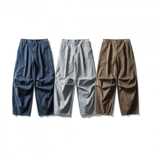 Unisex Weite Utility-Cargo-Hose im Relaxed-Fit mit Knieabnähern und elastischem Saum Nord Taschen