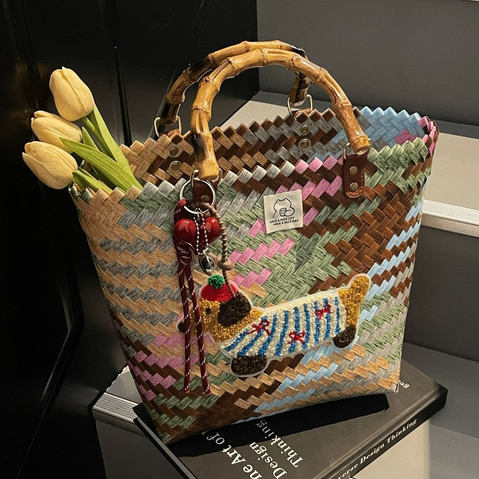 Damen Kunsthandwerkliche Tasche Nord Taschen