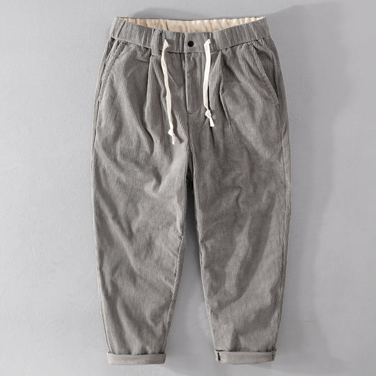 Herren Kordhose im Relaxed‑Tapered mit Kordelzugbund und Umschlag Nord Taschen