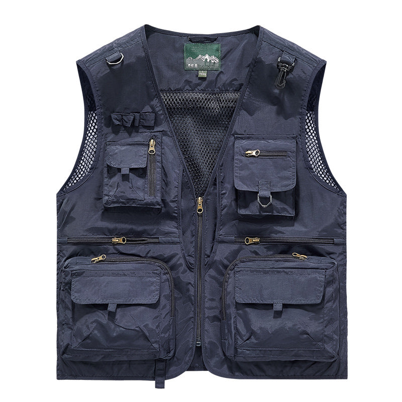 Herren Multifunktionale Abenteuerweste Nord Taschen