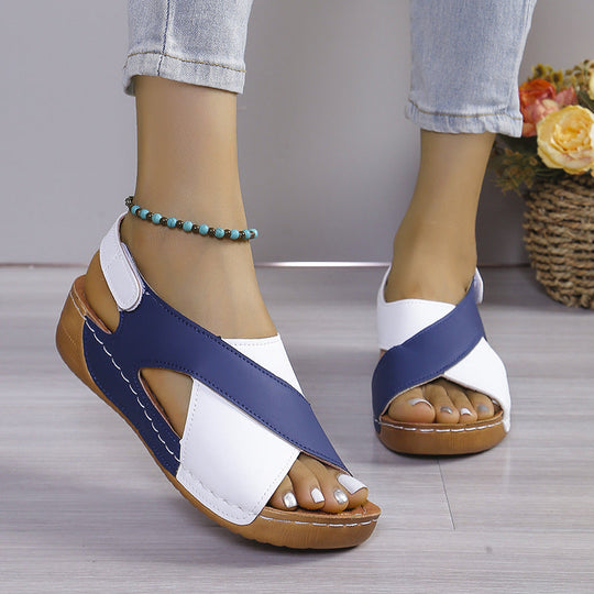 Damen modische Sandalen mit verstellbarem Riemen und anatomischem Fußbett Nord Taschen