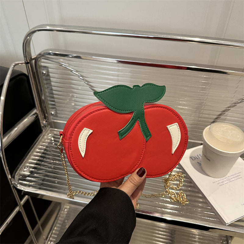 Damen kreative Umhängetasche im fruchtigen Kirschdesign Nord Taschen