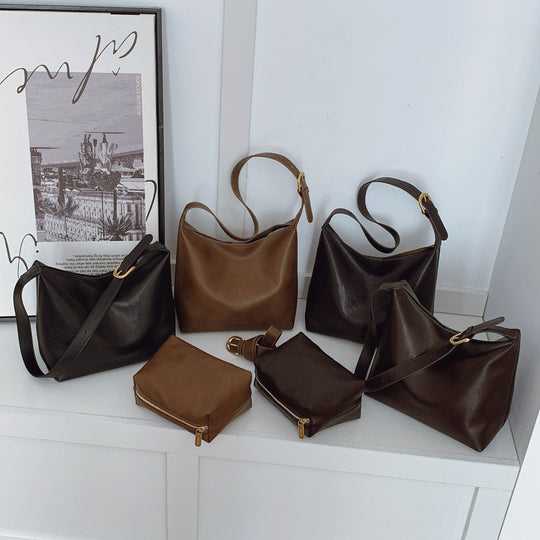 Damen stilvolle Hobo-Tasche aus hochwertigem Leder Nord Taschen