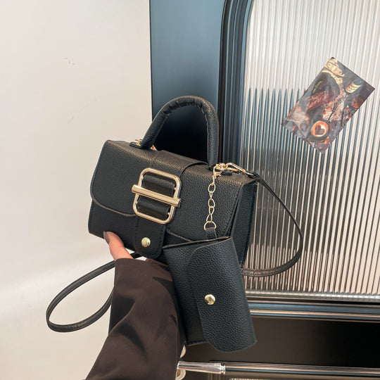 Damen elegante Handtasche mit verstärktem Tragegriff und abnehmbarem Münzfach Nord Taschen