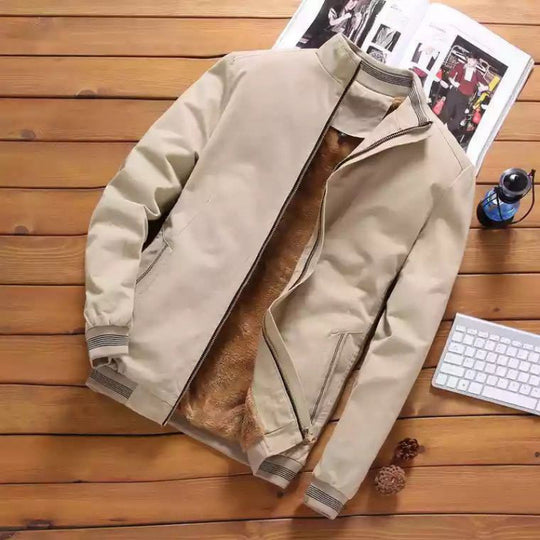 Herren Fleece gefütterte Übergangsjacke Nord Taschen