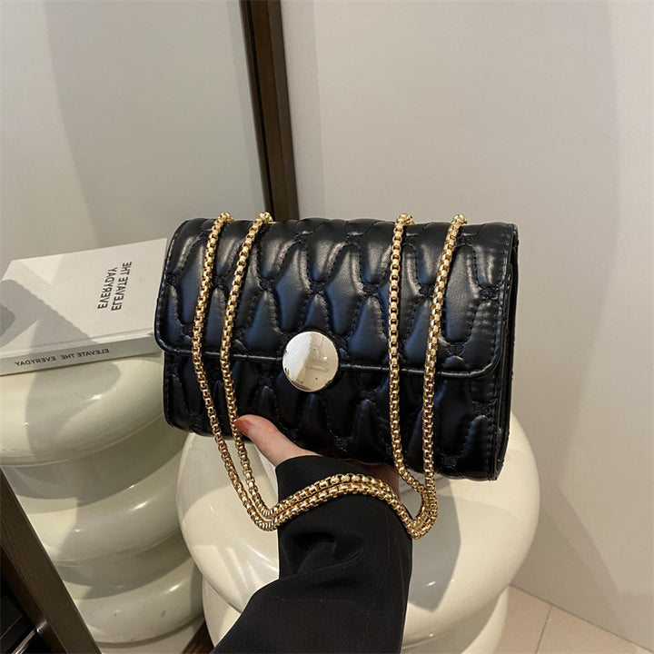 Damen Clutch-Tasche aus hochwertigem Leder mit Kettenriemen Nord Taschen