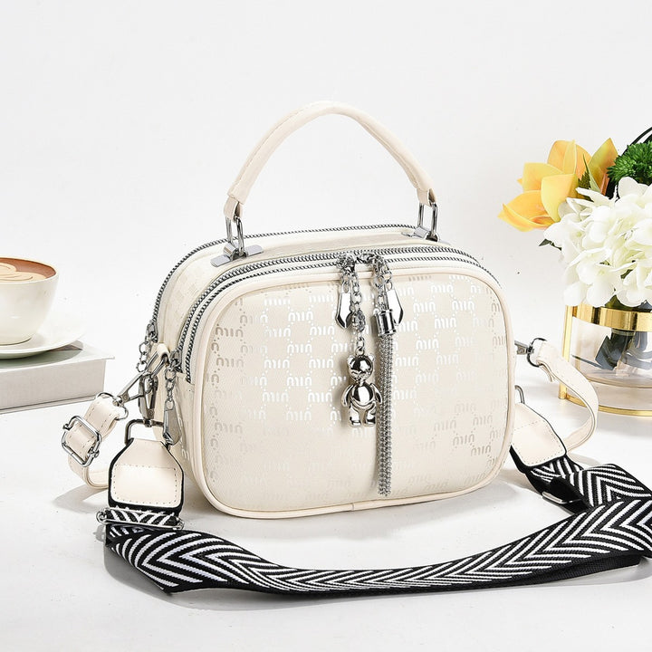 Damen Mini Handtasche mit einzigartiger Prägung und abnehmbarem Schulterriemen Nord Taschen