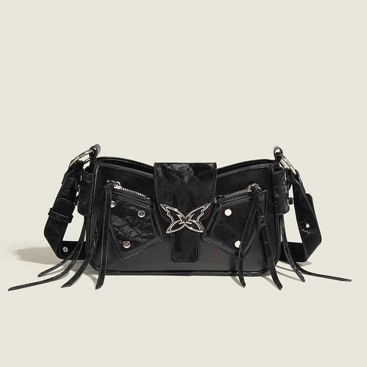 Damen Umhängetasche mit verspieltem Design und fransenbesetztem Detail Nord Taschen